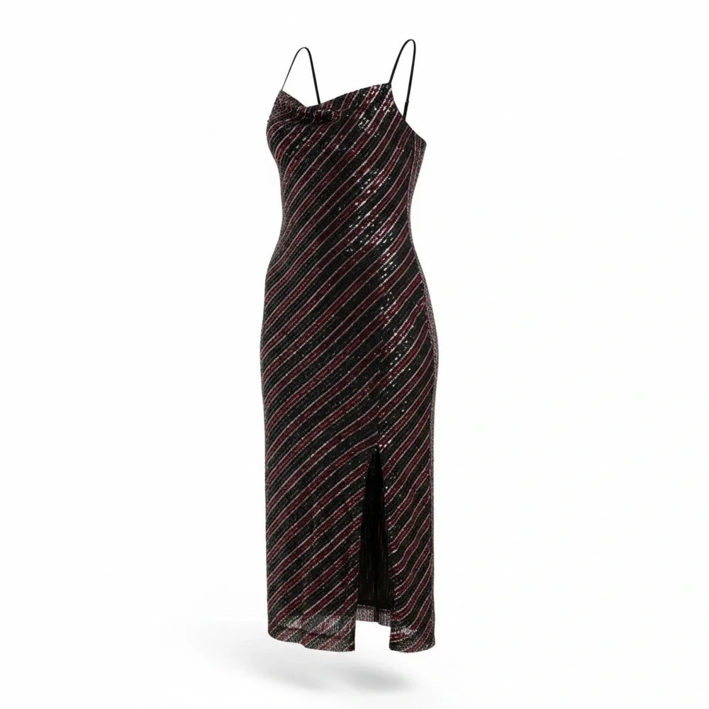 Laundry by Shelli Segal Sequin Dress Size 14 - Picture 2 of 7